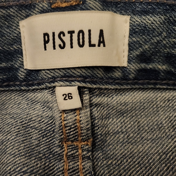 NWT PISTOLA KEATON HIGH RISE SLIM STRAIGHT JEAN KEATON in PERSUE 26 - Picture 8 of 8